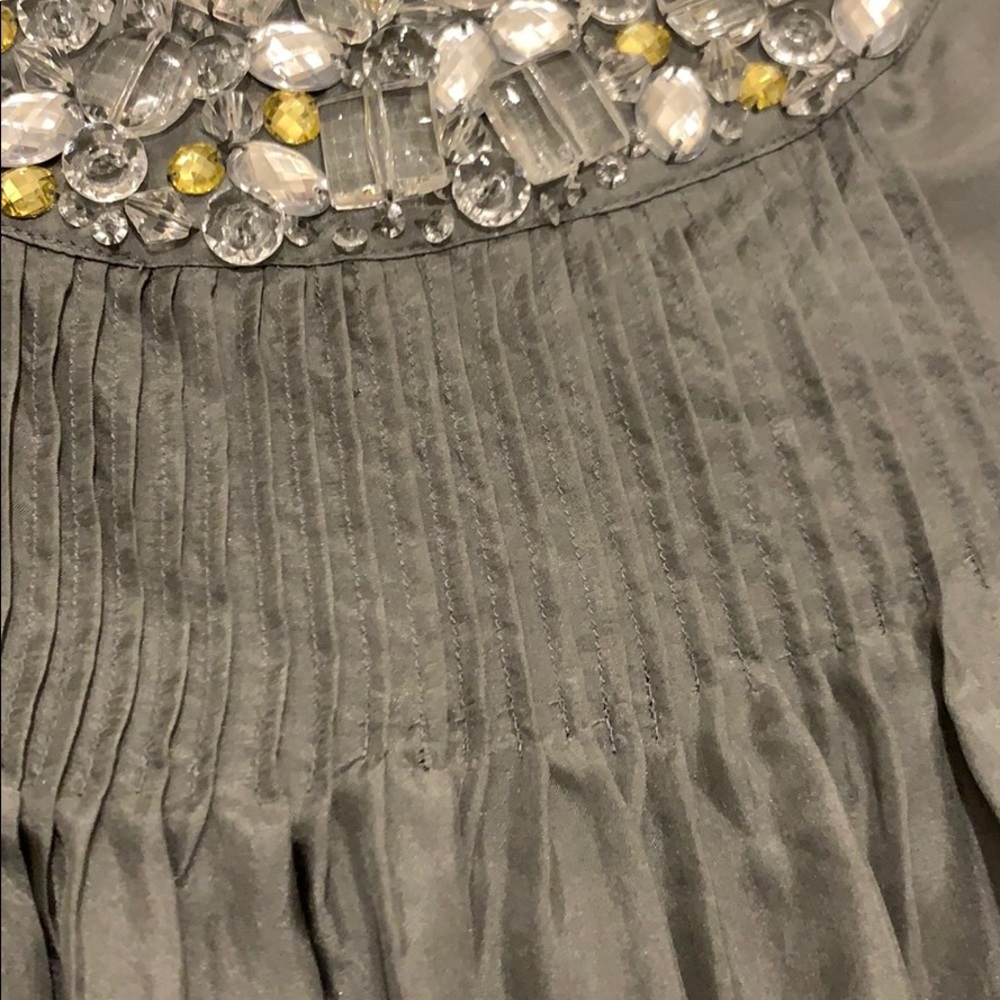 NWT Kensie Silk Embellished Top - Picture 4 of 9